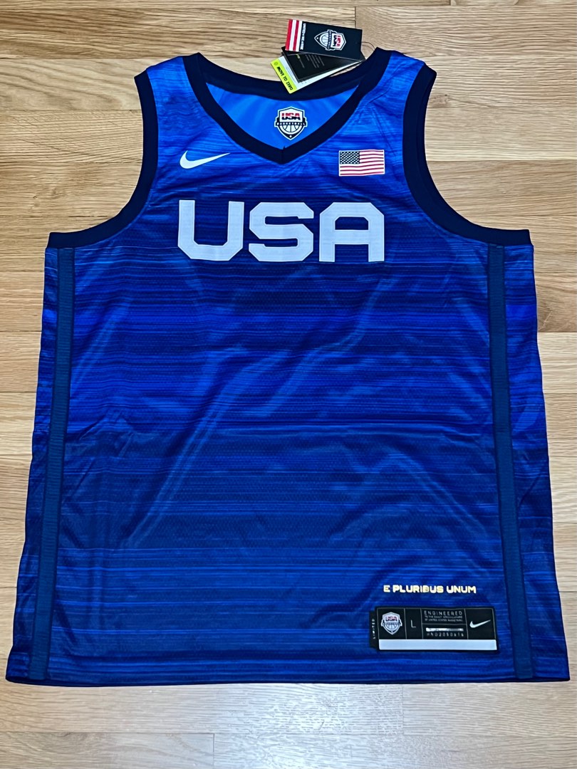 Authentic USA basketball jersey, Men's Fashion, Activewear on Carousell