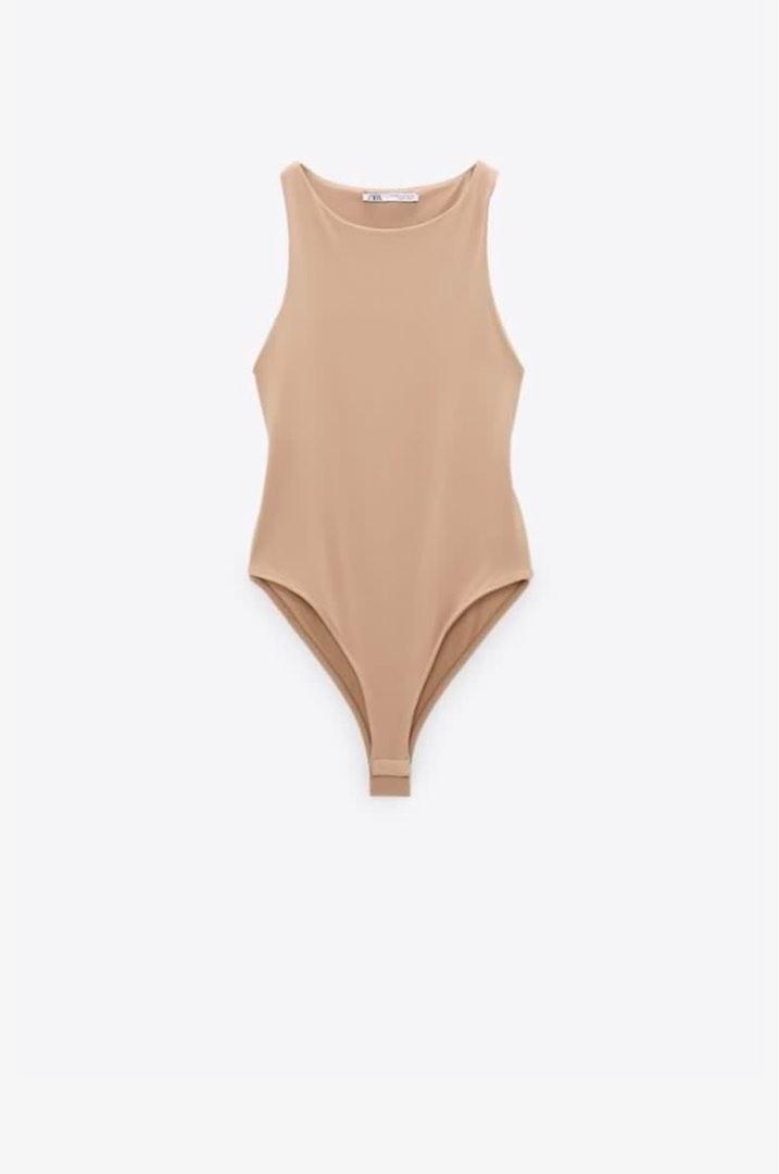 Authentic Zara bodysuit (Nude), Women's Fashion, Tops, Others Tops on
