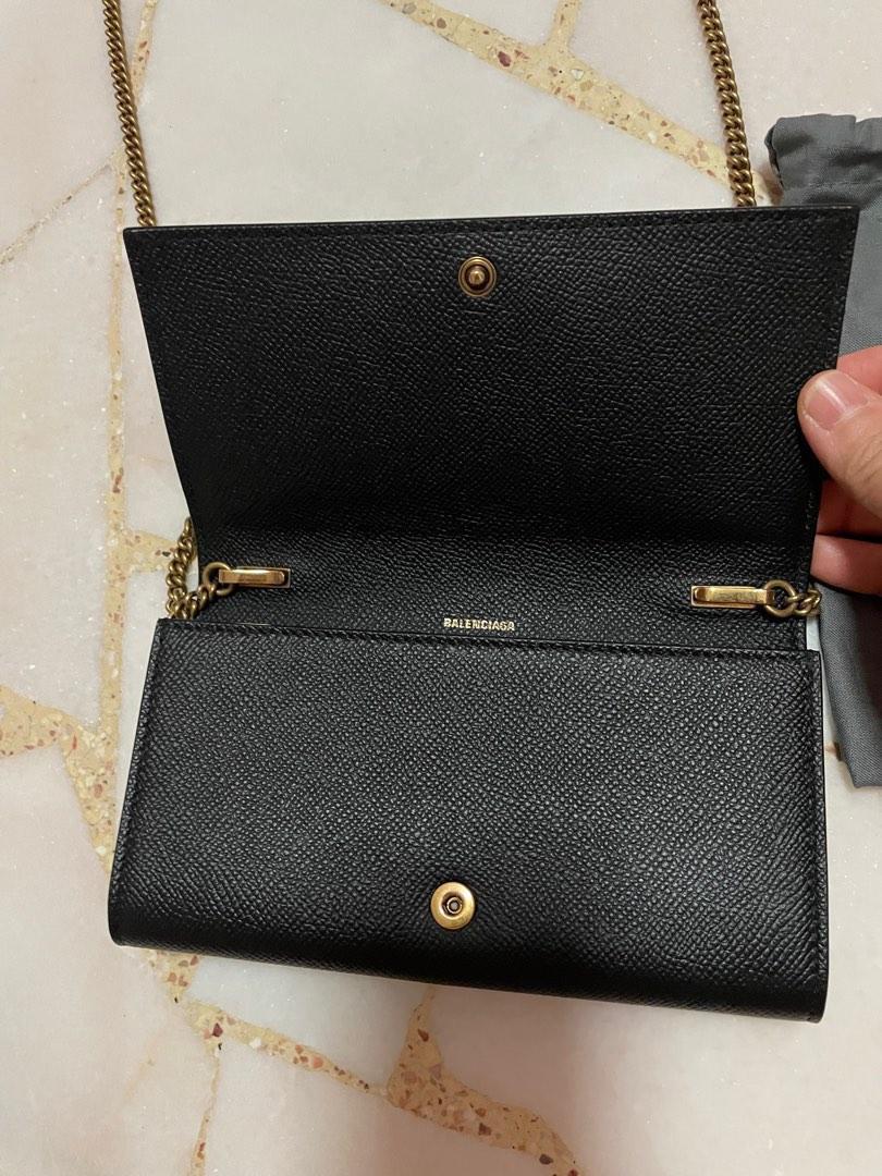 Balenciaga wallet on chain, Luxury, Bags & Wallets on Carousell