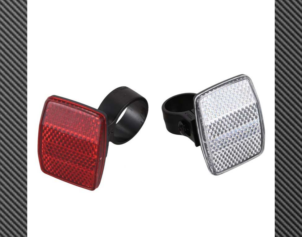 Bicycle Front & Rear Reflector Kit, Road Safety Reflection Kit, Sports