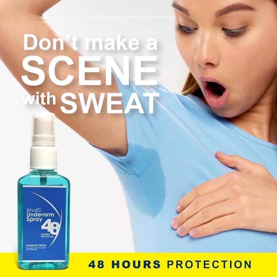 Bihaku Underarm Deo Spray 60ml Bestseller AntiPerspirant Deodorant