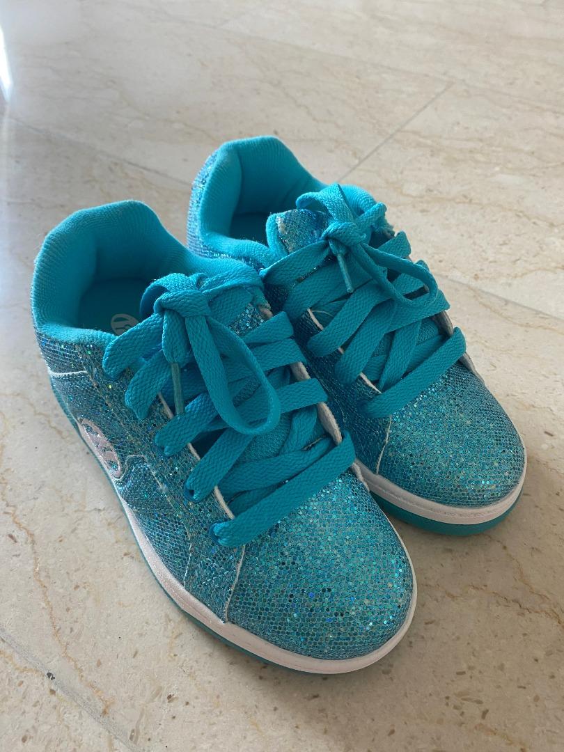 Blue sparkly Heelys US Yth 13C UK 12 EUR 31 CM 18 Babies Kids Babies Kids Fashion on Carousell