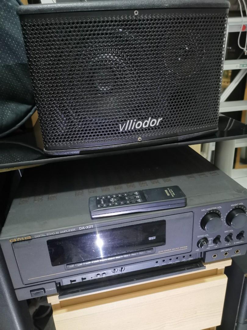 BMB karaoke Amplifier DAX21 + speaker 1 pair, Audio, Soundbars