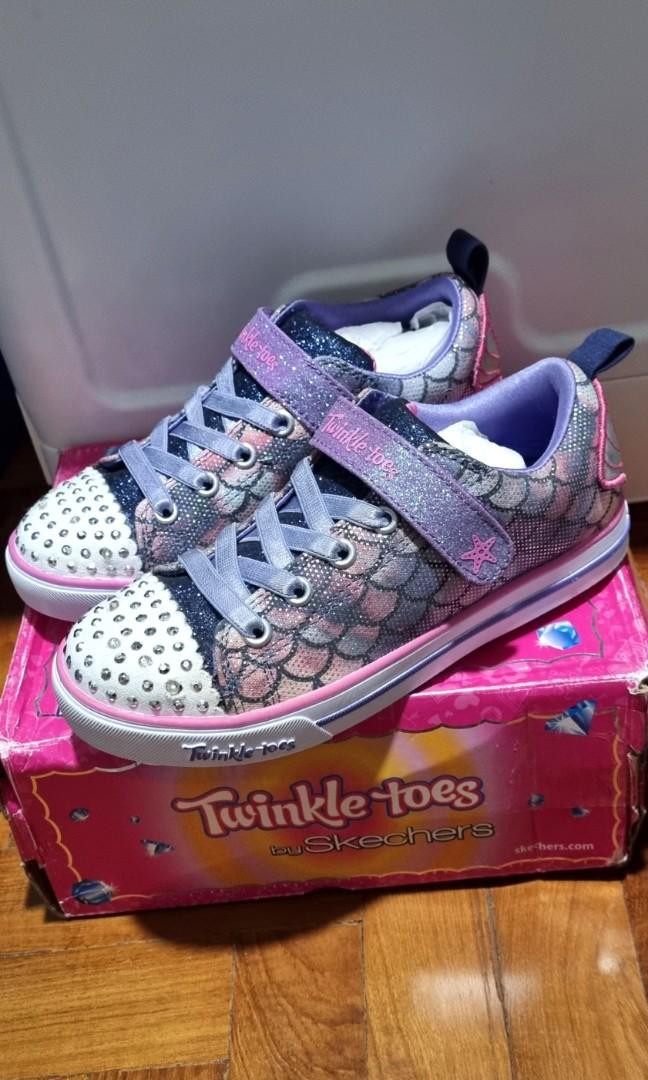 Girls twinkle toes skechers sale sales