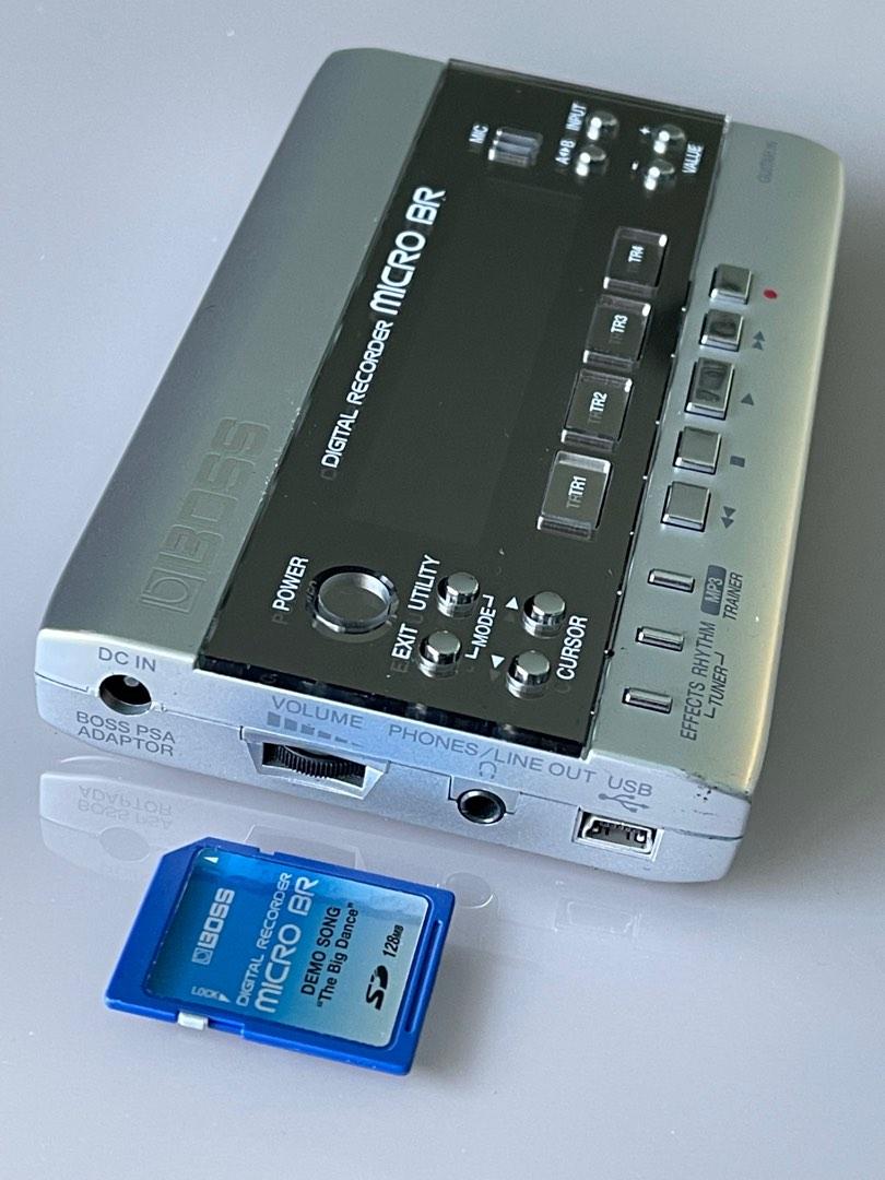 Boss micro BR Digital Multitrack Recorder, 音響器材, 可攜式音響