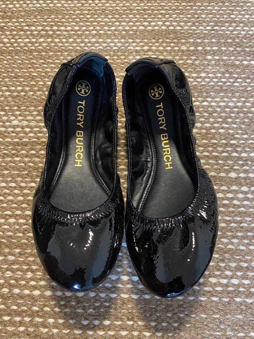 Tory burch eddie new arrivals patent ballet flat
