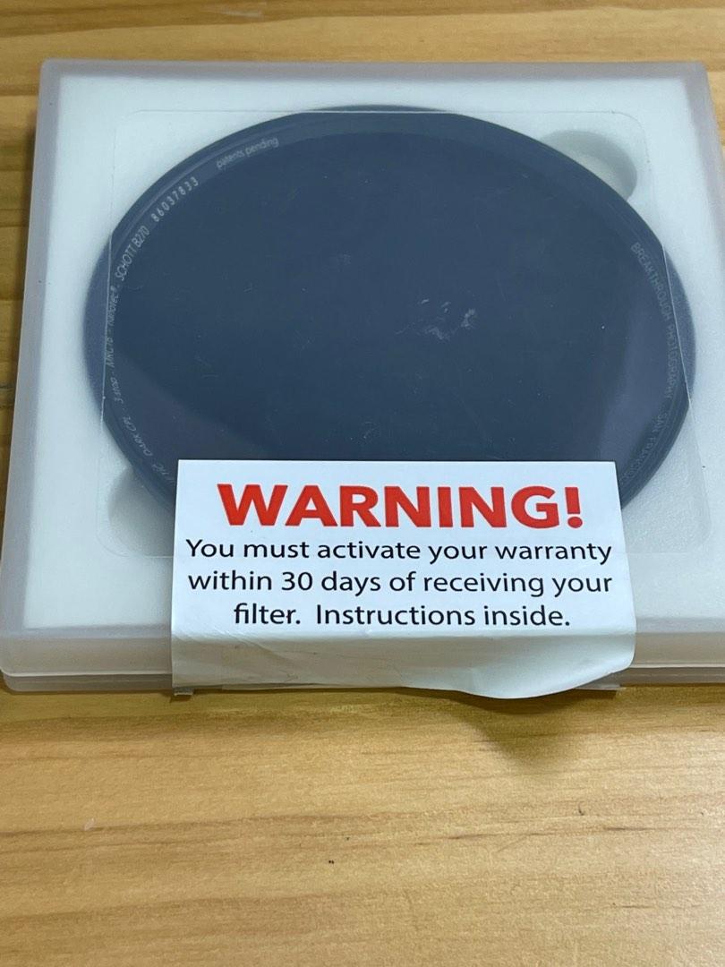 Breakthrough Photography dark 3 stop circular polariser and