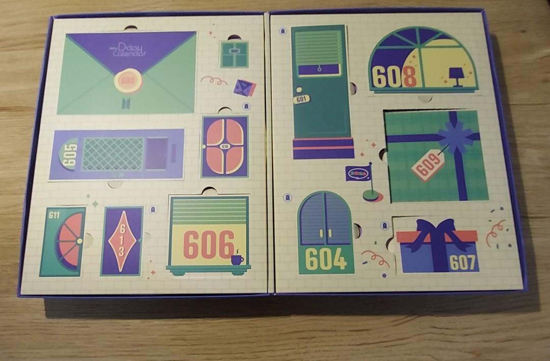 BTS - Festa D-DAY Calendar outer box only (Category: K-Wave Merchandise) located in Pasig City. Submitted by haniarue (Listing ID 1181455454, Image 2). Description: 📍Pasig City GCash and BPI lalamove or grab.