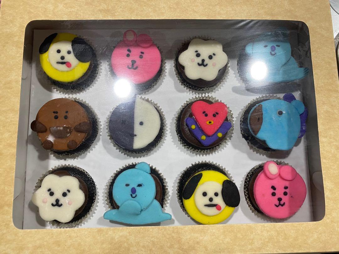 BTS cupcakes (Category: Homemade Bakes) located in Manila. Submitted by chemit97 (Listing ID 1181432485, Image 1). Description: For pre-order only Leadtime: 1-2 weeks.