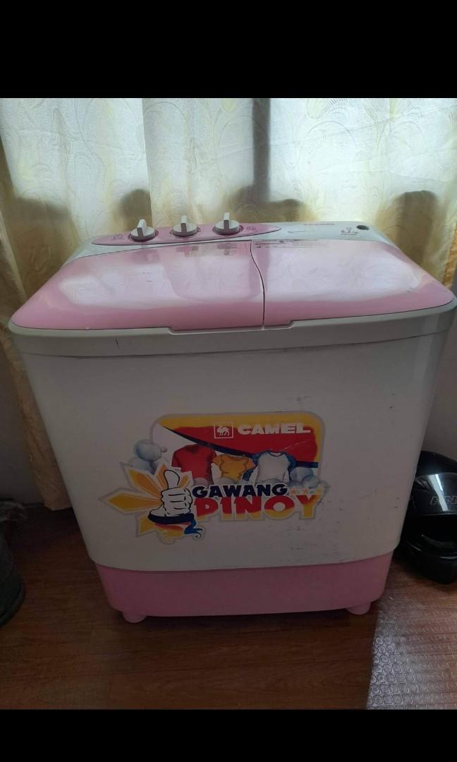 Camel washing machine w/ dryer, Furniture & Home Living, Cleaning