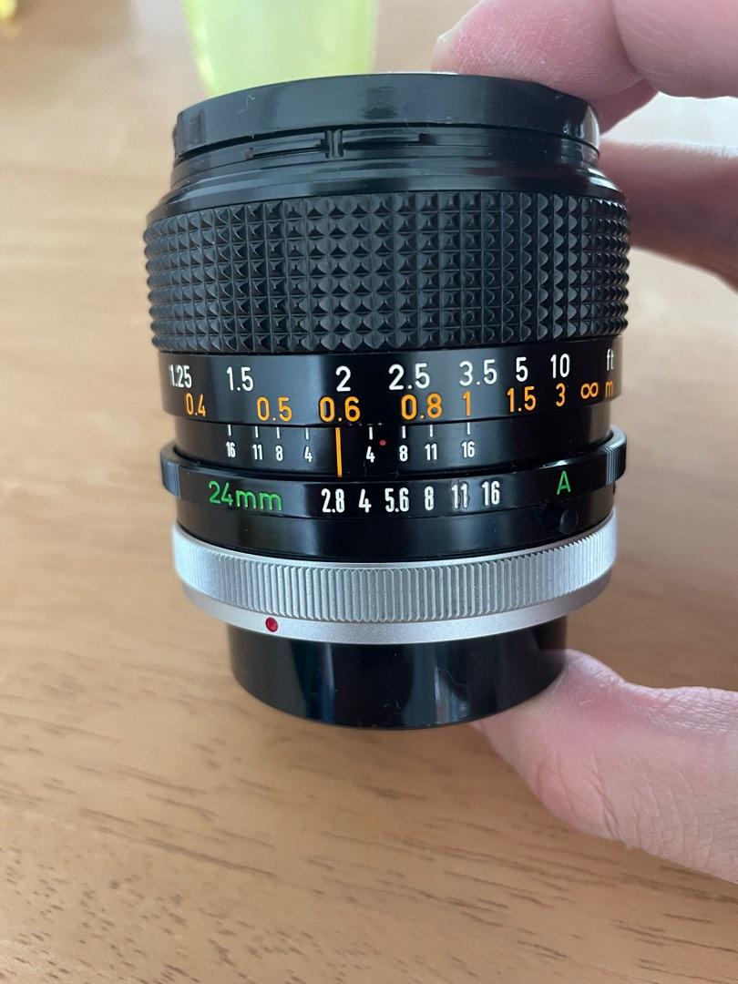 Canon FD 24mm f2.8 SSC made in Japan, Photography, Lens & Kits on Carousell