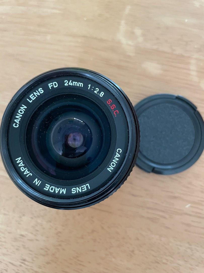 Objectif Canon FD 24mm F/2.8 SSC – Monture Manuelle – État Mint (comme Neuf)