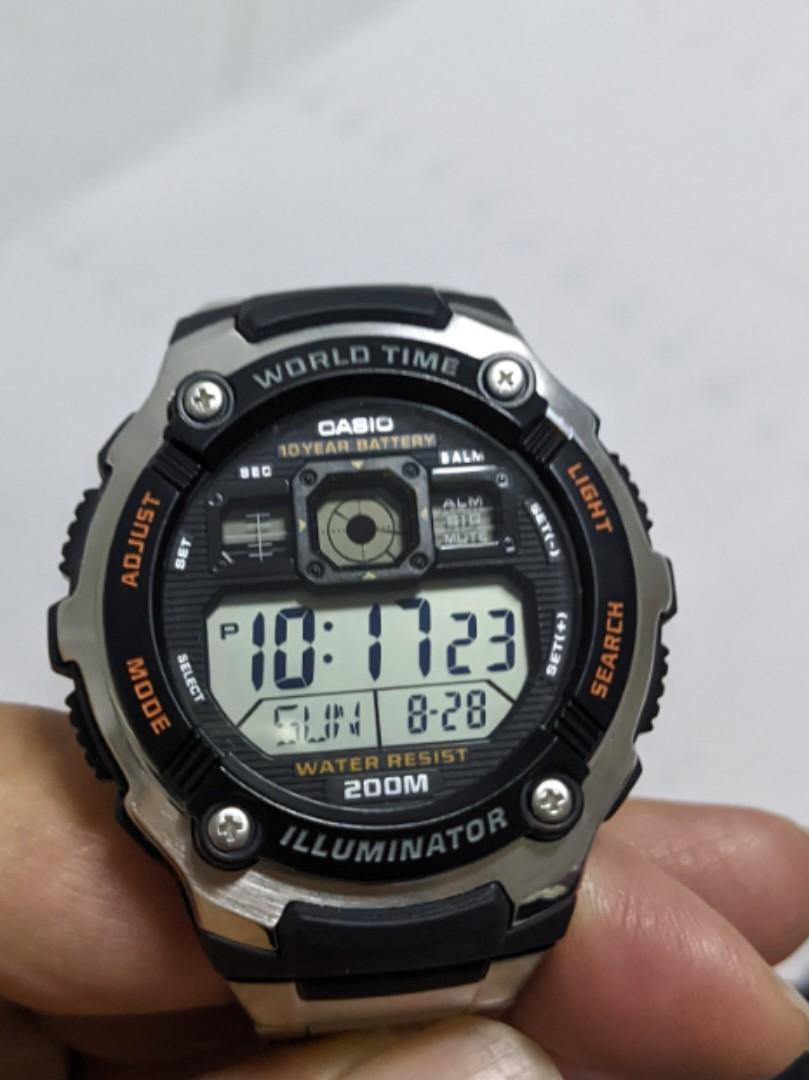Casio world cheap clock