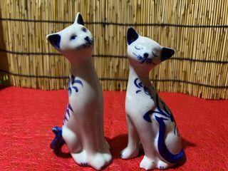 Ceramic Cat Figurines