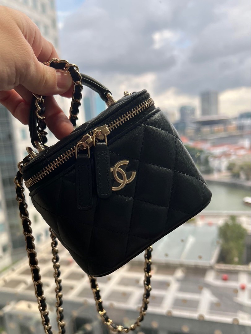 chanel 22a mini vanity case, Luxury, Bags & Wallets on Carousell