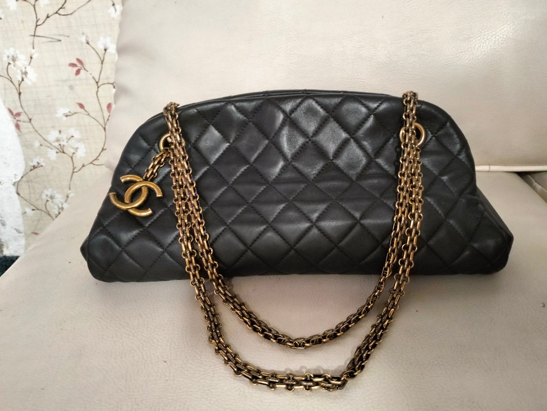 Chanel Mademoiselle Lambskin Bowling bag, Luxury, Bags & Wallets on  Carousell