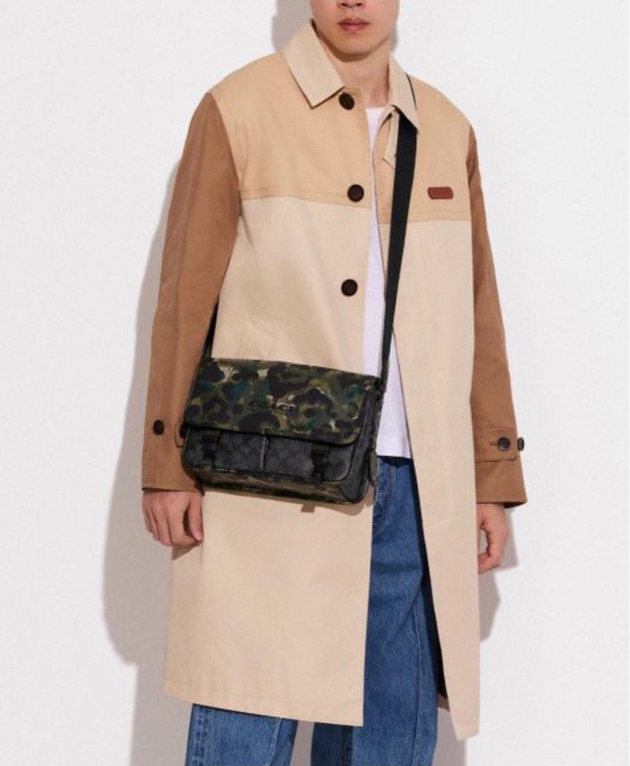 Coach Camo Messenger Crossbody Bag, Men's Fashion, Bags, Sling Bags on