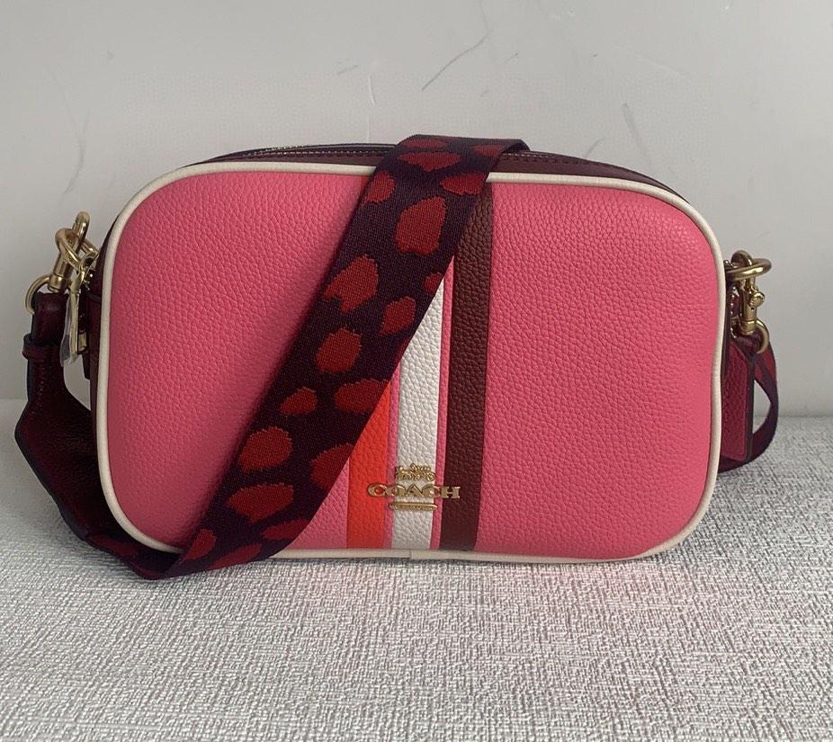 Coach Jes Crossbody In Colorblock With Stripe, Women's Fashion, Bags