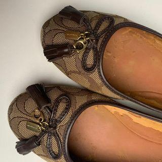 COACH Signature Benni Jacquard Flats