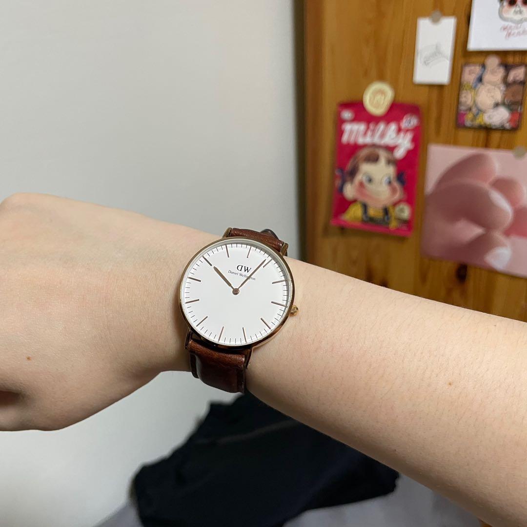 Daniel Wellington authentic petite durham leather watch Women s