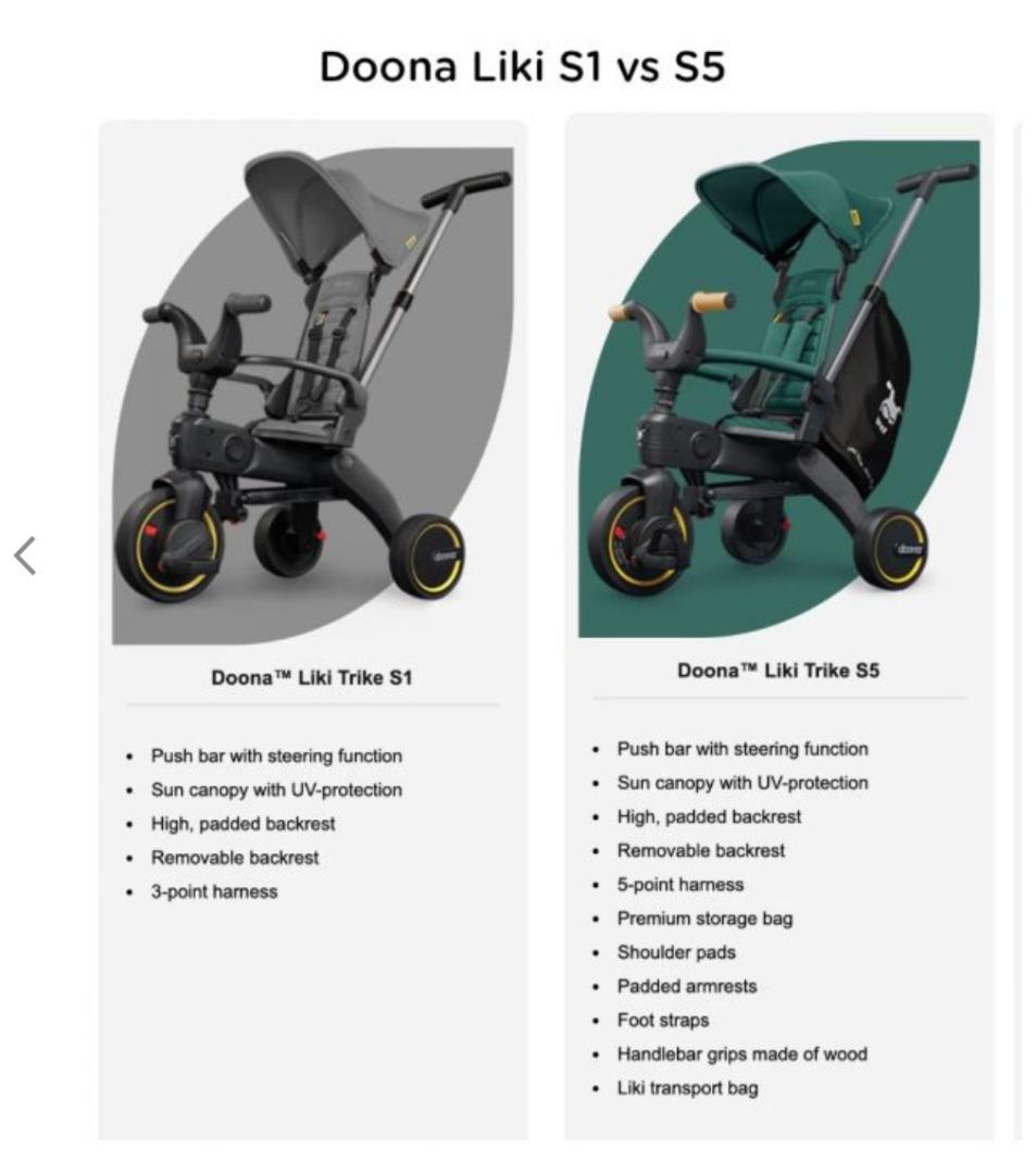 Doona Liki Trike S5 - Racing Green, Babies & Kids, Going Out, Strollers ...