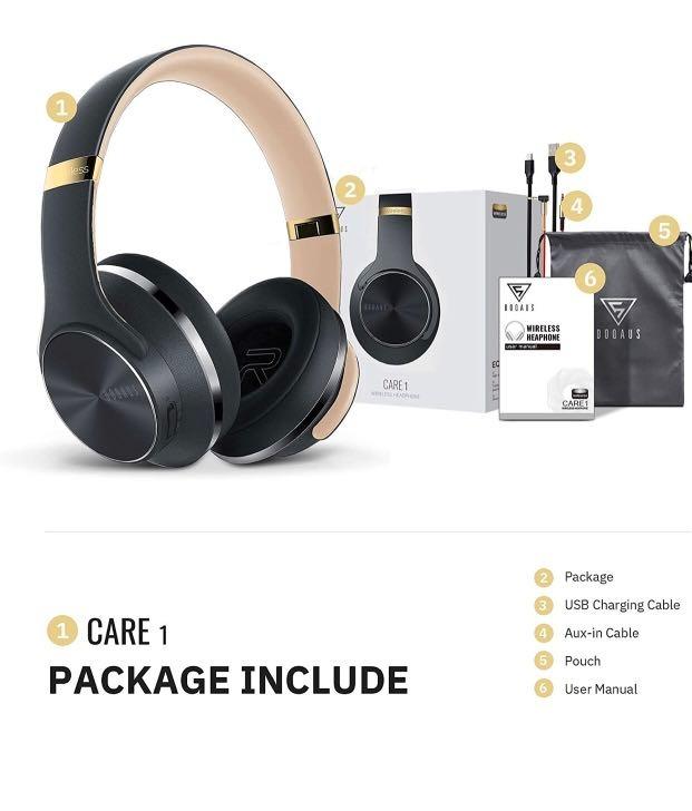 DOQAUS Bluetooth Headphones CARE 1, Audio, Headphones & Headsets on