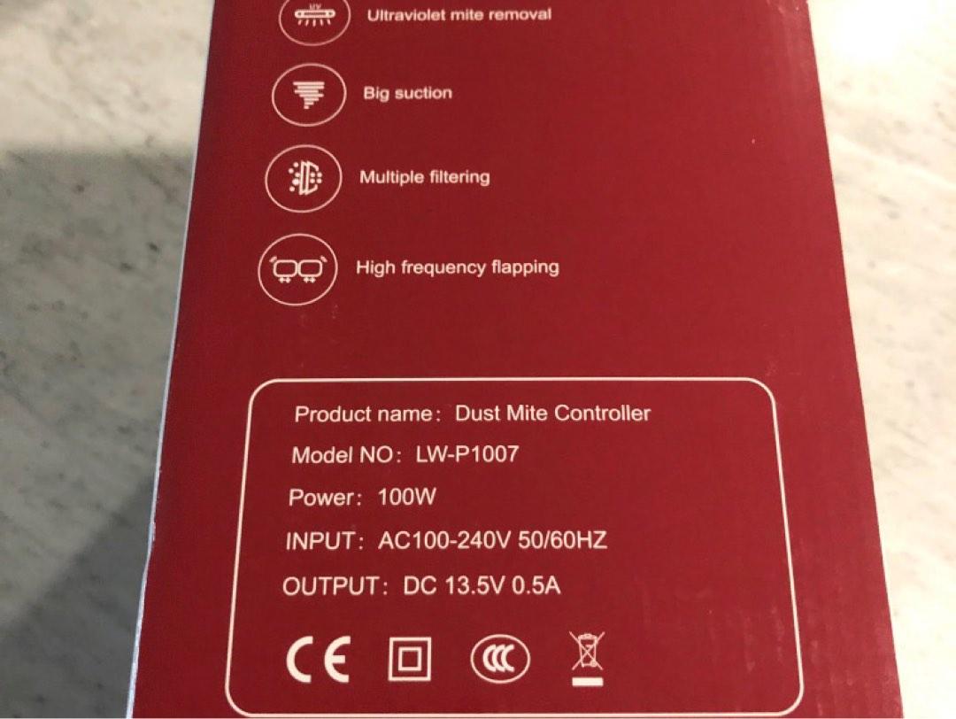 Dust mite controller (Category: Cleaning Tools & Supplies) located in Singapore. Submitted by sellertz (Listing ID 1181412913, Image 2). Description: Bought and brand new decided not to use.
