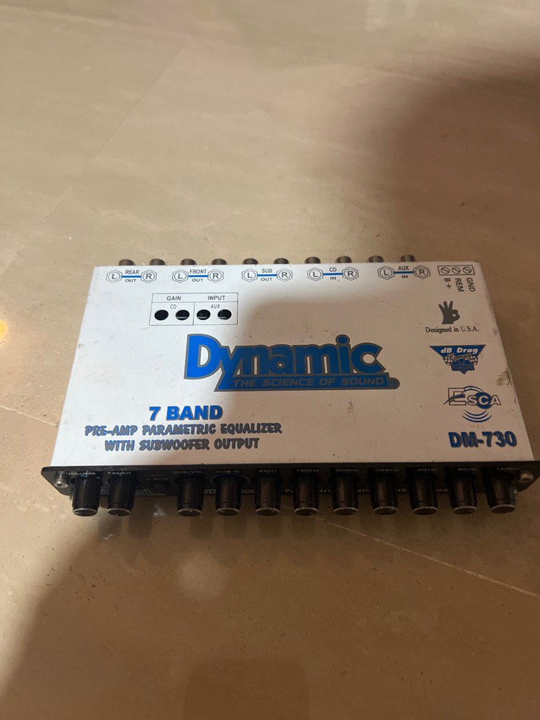 Dynamic Pre/pro Perth Dynamic pre amp, Car Accessories, Accessories on Carousell