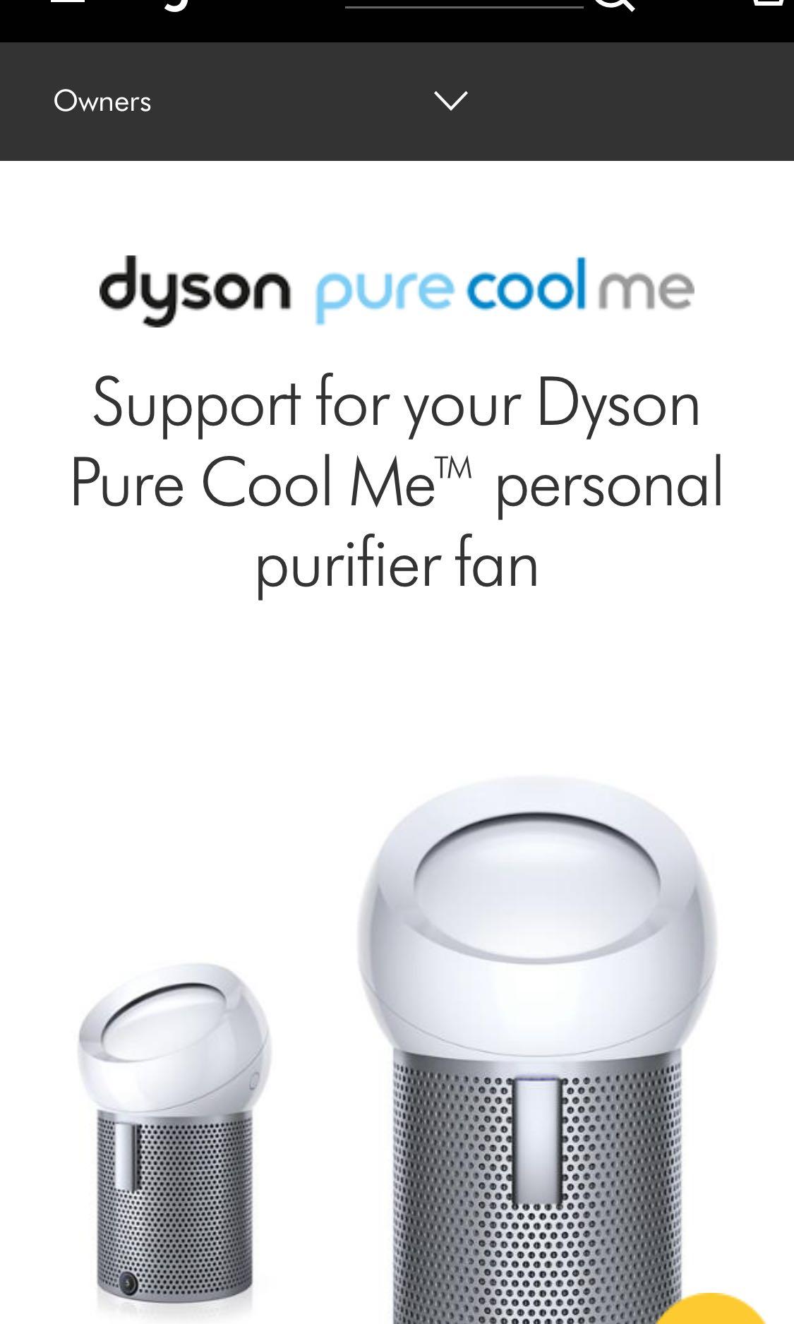 Dyson Pure Cool Me Purified Fan, 家庭電器, 空氣清新機及抽濕機