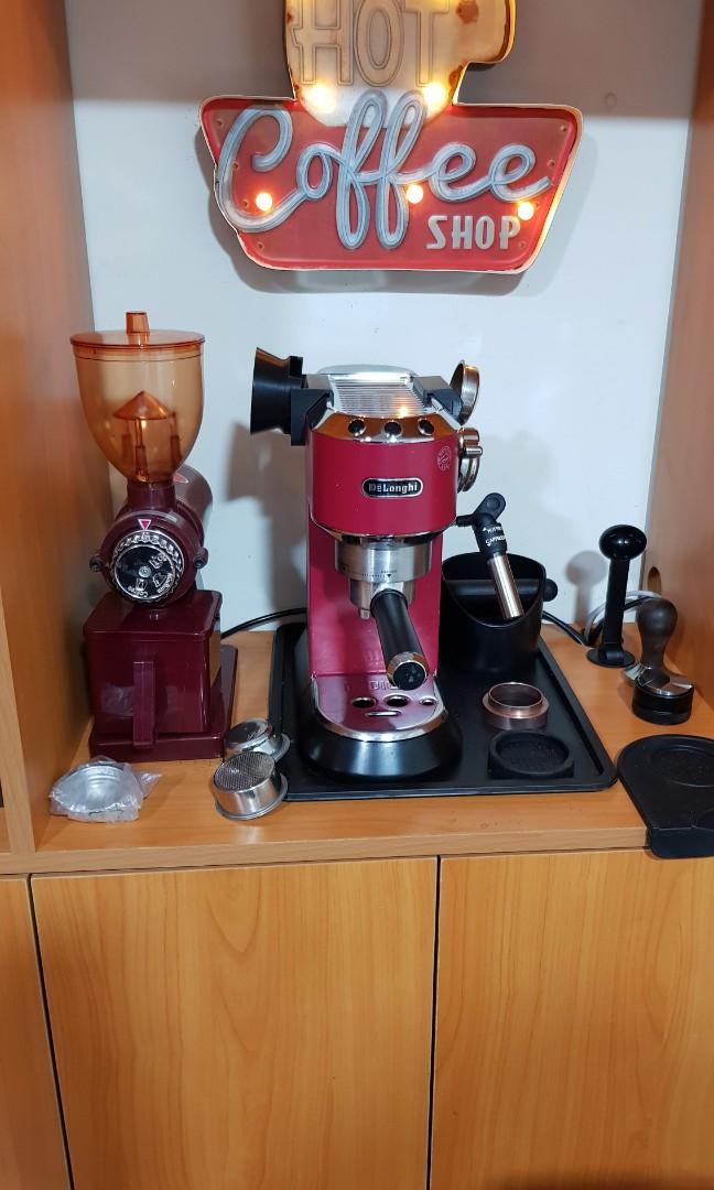 Photo inspiration: Gallery Detail: Espresso Machine Package Delonghi Dedica Coffee Grinder And Coffee