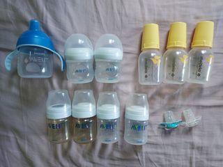 Feeding bottles with free Medela breastmilk storage