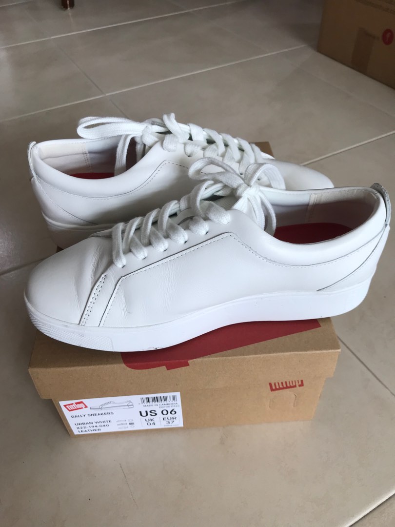 White fitflop sneakers store