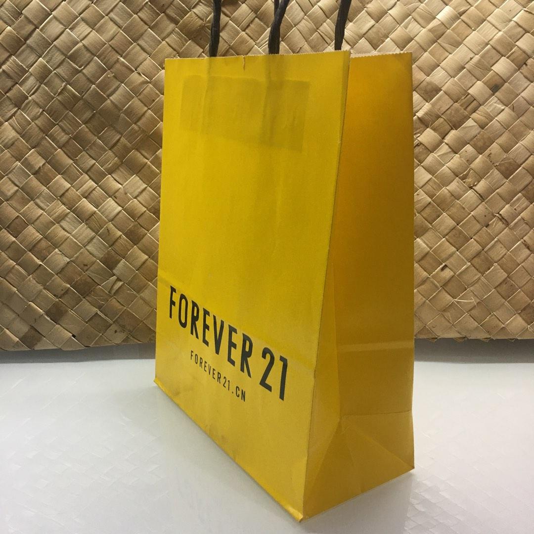 Paper bag discount forever 21