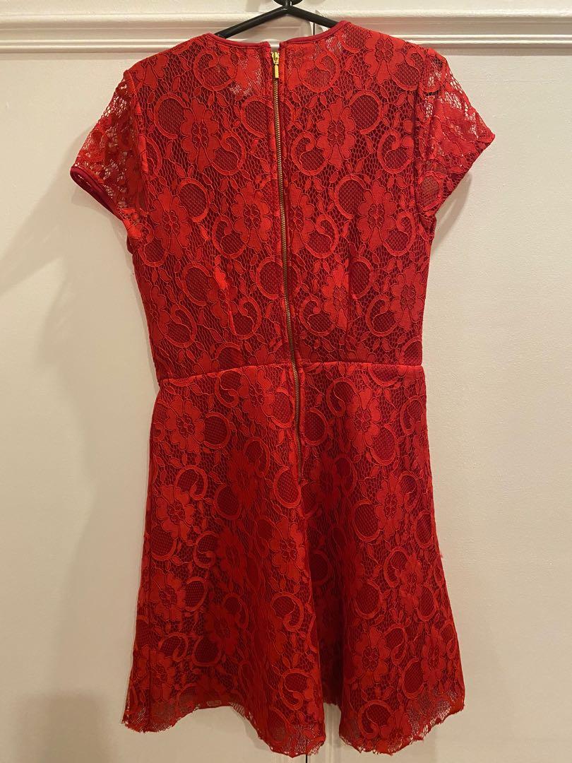 Forever 21 Red Lace Dress Women s Fashion Dresses Sets