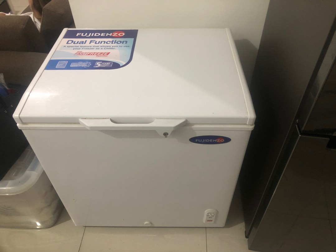 Fujidenzo Chest Type Freezer, TV & Home Appliances, Kitchen Appliances ...