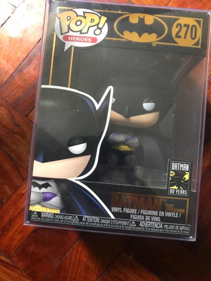 Funko Pop Batman First Appearance 80th Anniversary, Hobbies & Toys, Toys &  Games on Carousell