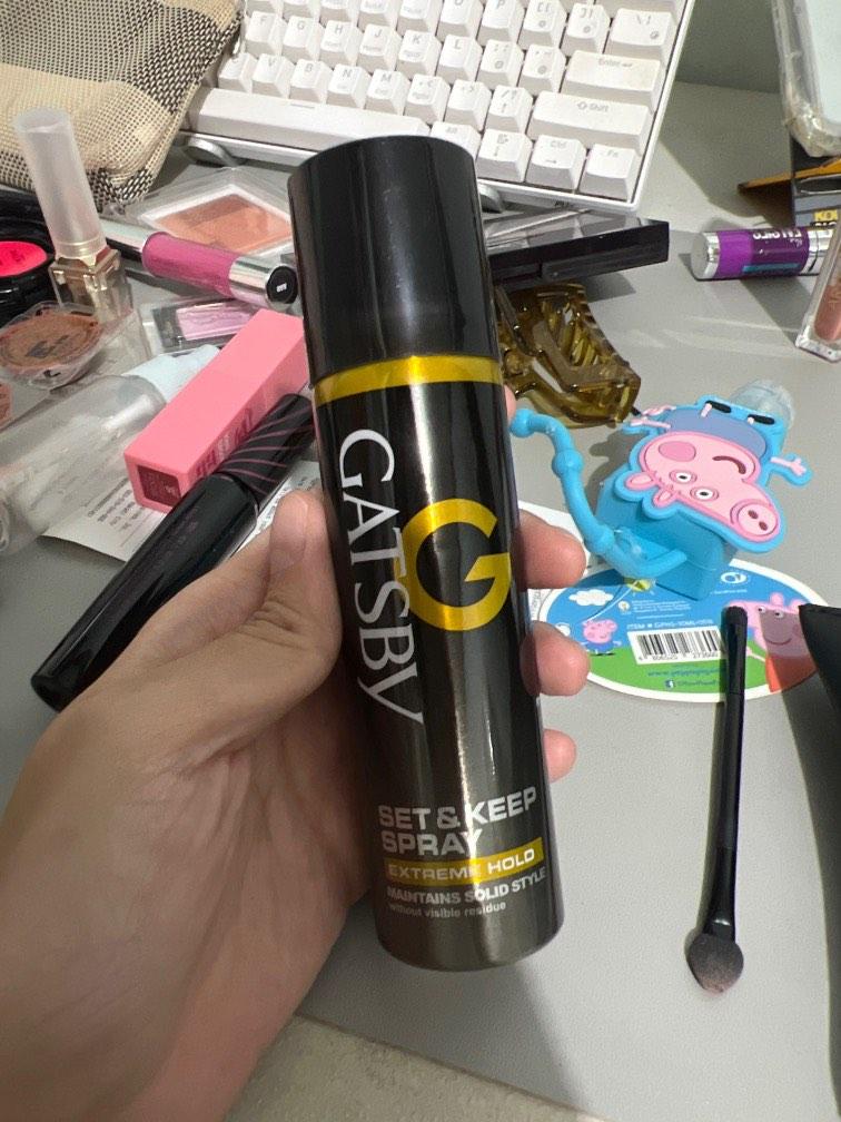 Gatsby Set & Keep Spray Extreme Hold, Beauty & Personal Care, Hair on  Carousell
