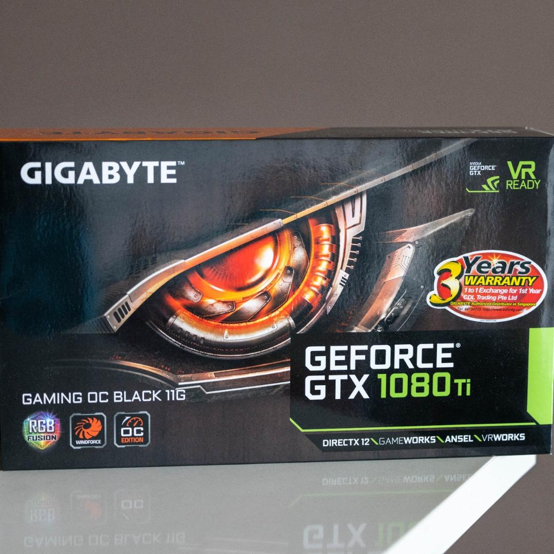 Gigabyte geforce gtx 1080 ti gaming oc black 11gb discount