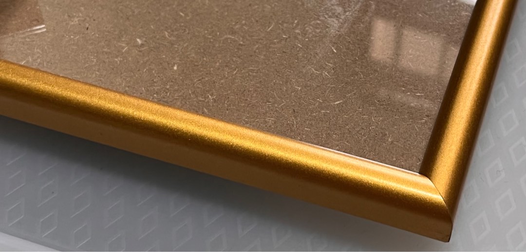 Gold rimmed photo frame, Furniture & Home Living, Home Decor, Frames ...