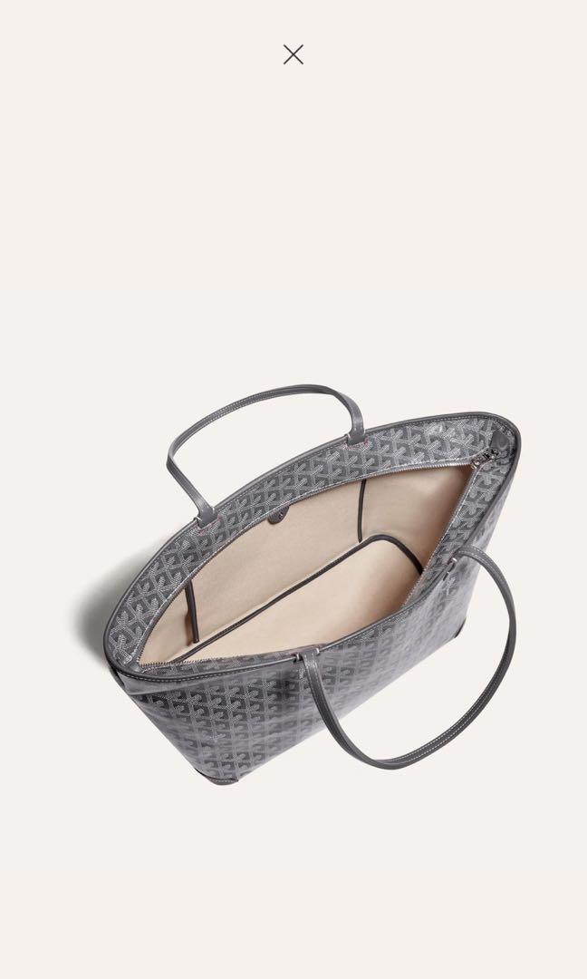 Goyard tote hotsell with zipper top
