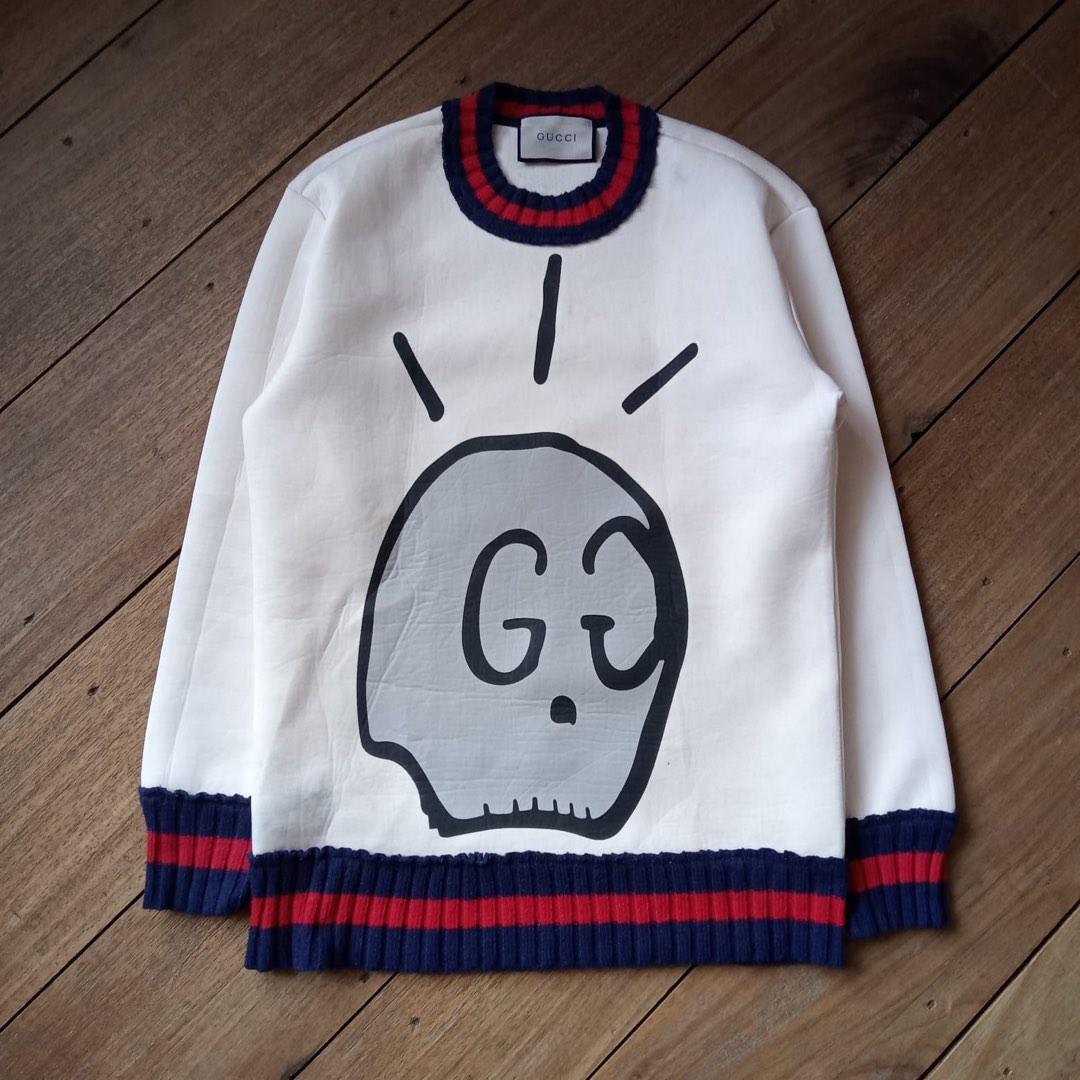 Gucci hot sale ghost jumper