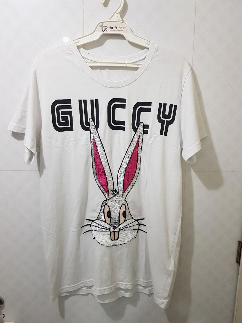Gucci bugs bunny t shirt white new arrivals