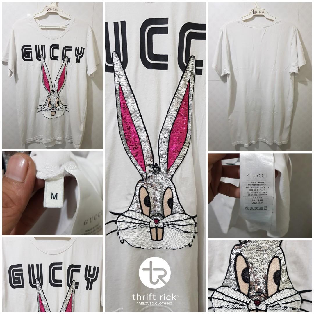 Gucci bugs bunny t shirt white hotsell