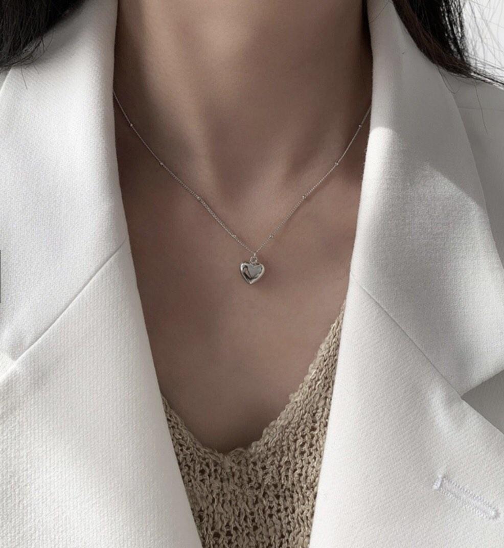 Chain pendant silver sale