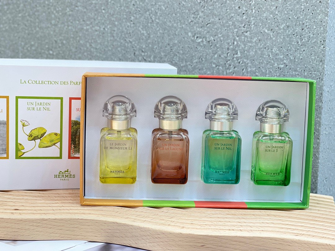 Hermes Garden Nile Medium Sample Four piece Perfume 30ml 4pcs Beauty Personal Care Fragrance Deodorants on Carousell