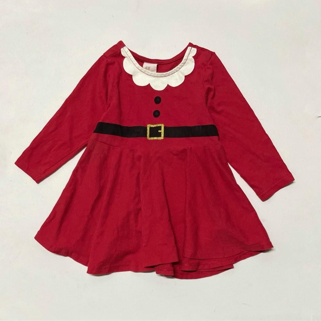 H&M Santa Dress 46M, Babies & Kids, Babies & Kids Fashion on Carousell