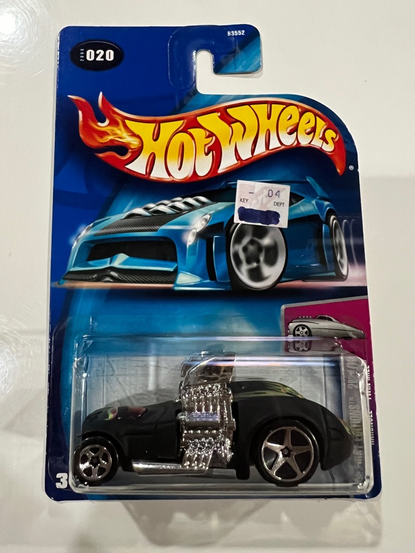 Hot Wheels 2004 First Editions Black Hardnoze Twin Mill #020 - 1:64 Scale Diecast Car