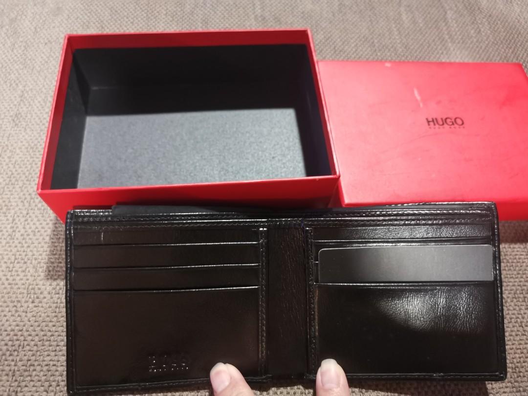 Authentic Hugo Boss Men's wallet, Luxury, Bags & Wallets on Carousell