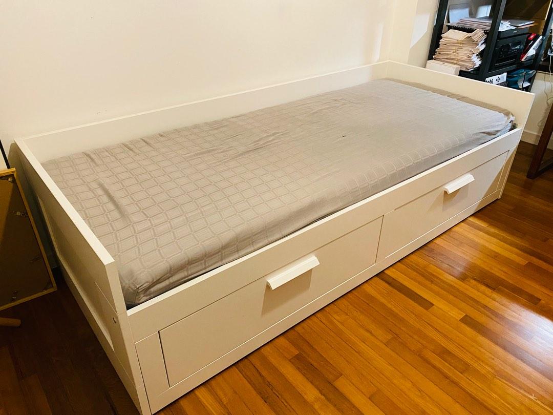 IKEA BRIMNES daybed, Furniture & Home Living, Furniture, Bed Frames