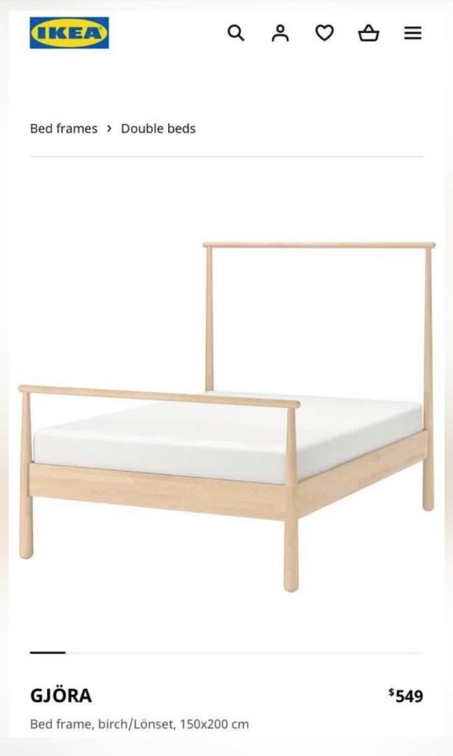 Ikea GJORA Bedframe, Furniture & Home Living, Bathroom & Kitchen